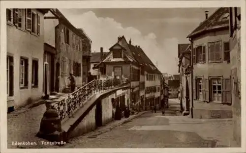 Ak Edenkoben an der Haardt Pfalz, Tanzstraße