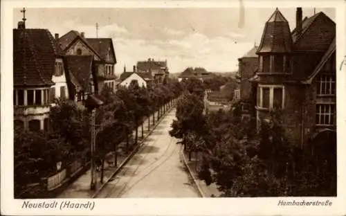 Ak Neustadt an der Haardt Neustadt an der Weinstraße, Hambacherstraße