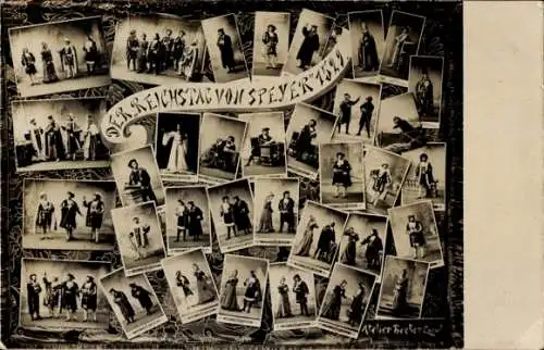 Ak Speyer am Rhein, Reichstag 1529