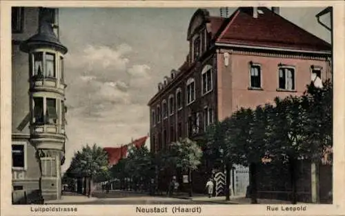 Ak Neustadt an der Weinstraße, Partie in der Luitpoldstraße