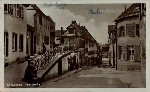 Ak Edenkoben an der Haardt Pfalz, Tanzstraße