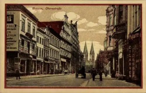 Ak Hansestadt Bremen, Obernstraße, Zigarren