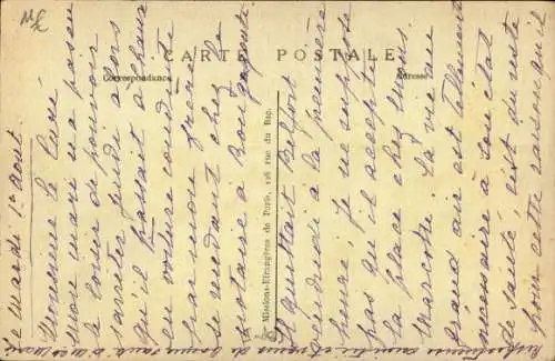 Ak Indien, Missionierte indische Christen vor ihrer Kapelle, Missionar R. P. Darras