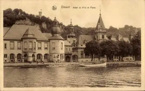 Ak Dinant Wallonien Namur, Rathaus, Post