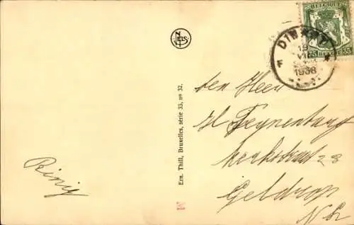 Ak Dinant Wallonien Namur, Rathaus, Post