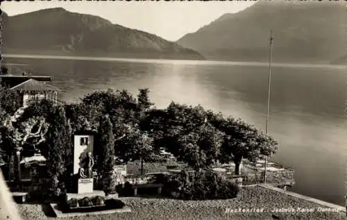 Ak Beckenried Kt. Nidwalden Schweiz, Isabella Kaiser-Denkmal