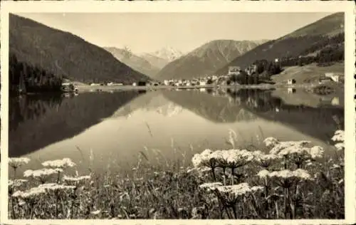 Ak Davos Kanton Graubünden, Panorama, See