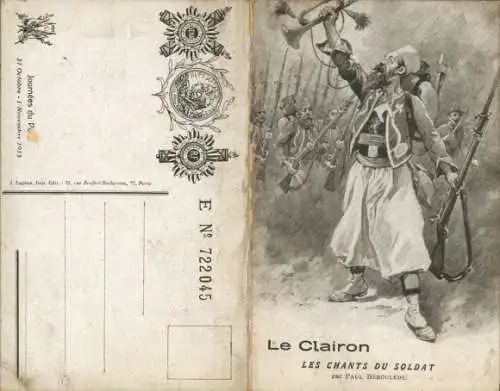 Klapp Lied Ak Le Clarion, Les Chants du Soldat, Paul Deroulede