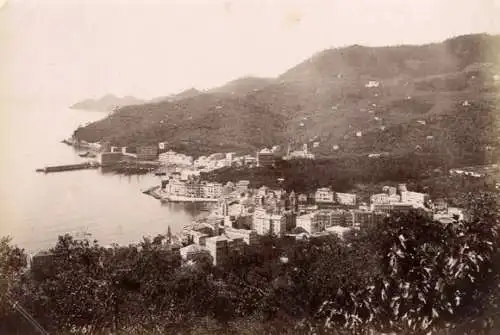 Original-Fotografie, Santa Margherita, Italien, Riviera di Levante, 1894