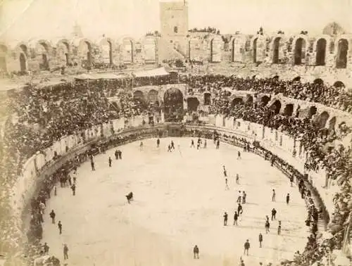 Original-Fotografie, Nimes, Südfrankreich, 1894