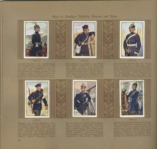 Deutsche Uniformen, 1864-1914 Das Zeitalter der deutschen Einigung Band I, Sammelbilderalbum Sturm Z