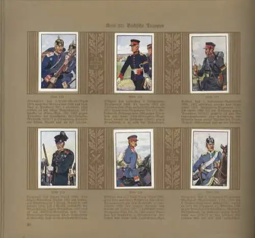 Deutsche Uniformen, 1864-1914 Das Zeitalter der deutschen Einigung Band I, Sammelbilderalbum Sturm Z