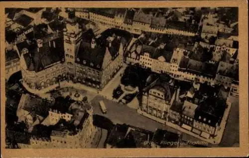 Ak Döbeln in Sachsen, Fliegeraufnahme der Stadt