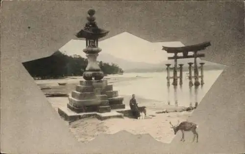 Ak Insel Miyajima Hatsukaichi Präfektur Hiroshima Japan, Itsukushima-Schrein