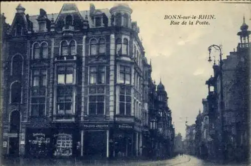 Ak Bonn am Rhein, Poststraße