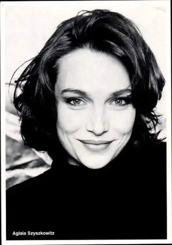 Ak Schauspielerin Aglaia Szyszkowitz, Portrait, Autogramm