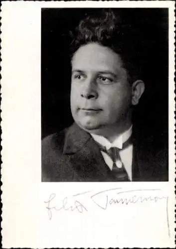 Ak Schauspieler Filip Taunemann, Portrait, Autogramm