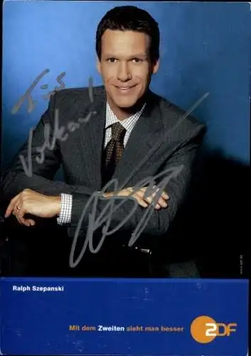 Ak Schauspieler Ralph Szepanski, Portrait, Autogramm