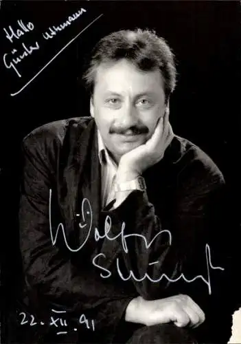 Ak Schauspieler Wolfgang Stumph, Portrait, Autogramm
