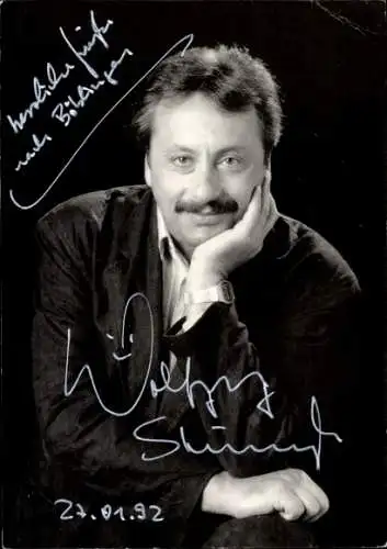 Ak Schauspieler Wolfgang Stumph, Portrait, Autogramm