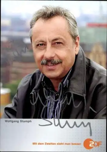 Ak Schauspieler Wolfgang Stumph, Portrait, Autogramm