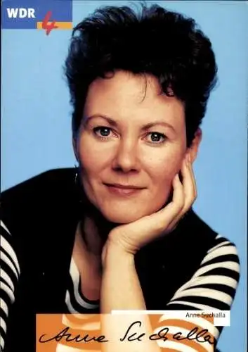 Ak Schauspielerin Anne Suchalla, Portrait, Autogramm