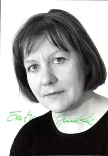 Ak Schauspielerin Eva-Maria Jendrek, Portrait, Autogramm