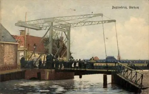 Ak Workum Fryslân Niederlande, Bagijnebrug