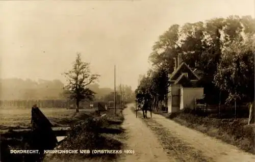 Ak Dordrecht Südholland Niederlande, Krispijnsche Weg, Um 1900