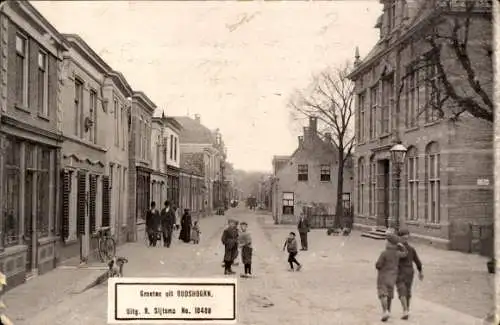 Ak Oudshoorn Südholland Niederlande, Straßenpartie, Kinder