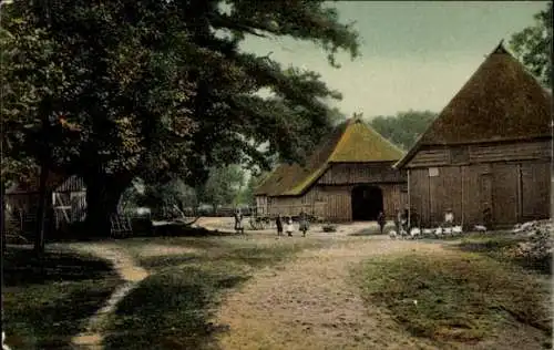 Ak Scharnhorst Eschede in der Lüneburger Heide, Größerer Bauernhof