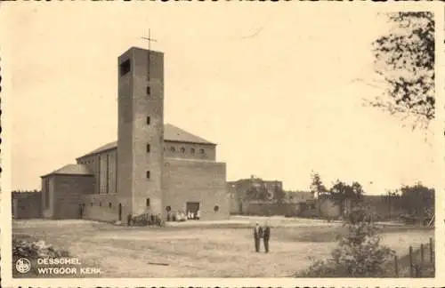 Ak Desschel Dessel Flandern Antwerpen, Witgoor-Kirche