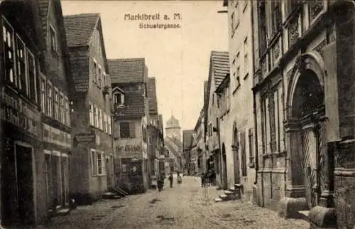 Ak Marktbreit in Unterfranken, Schustergasse