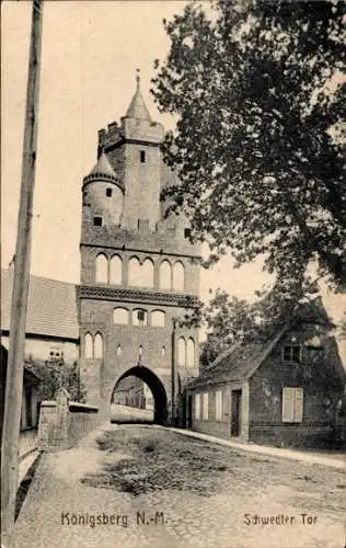 Ak Chojna Königsberg Neumark Ostbrandenburg, Schwedter Tor