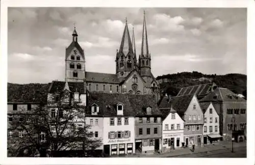 Ak Gelnhausen in Hessen, Untermarkt, Marienkirche