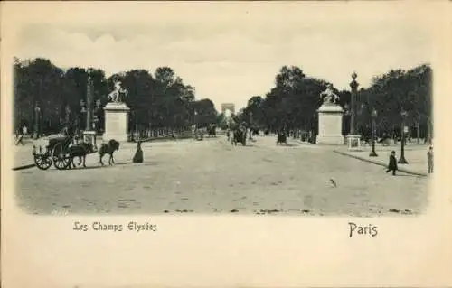 Ak Paris VIII, Avenue des Champs Elysées