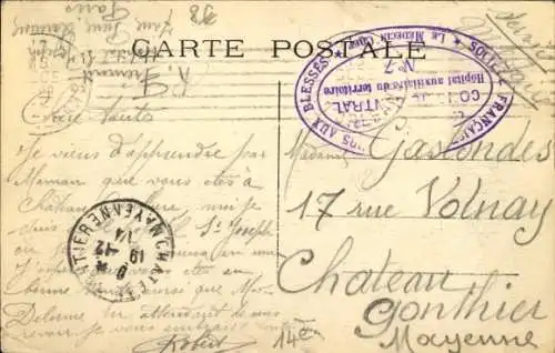 Ak Paris XIV Observatorium, Krankenhaus Saint Joseph