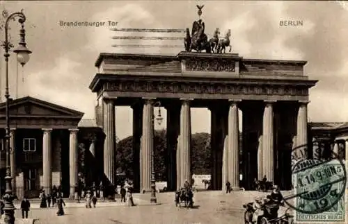 Ak Berlin Mitte, Brandenburger Tor