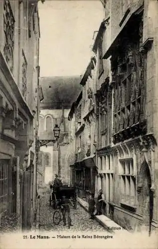 Ak Le Mans Sarthe, Maison de la Reine Berengere