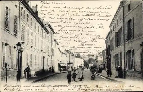 Ak Remiremont Lorraine Vosges, La Grande Rue