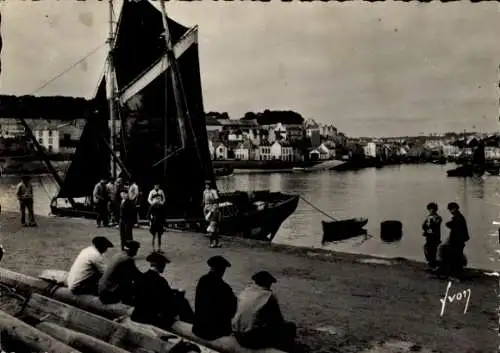 Ak Audierne Finistère, Le Port