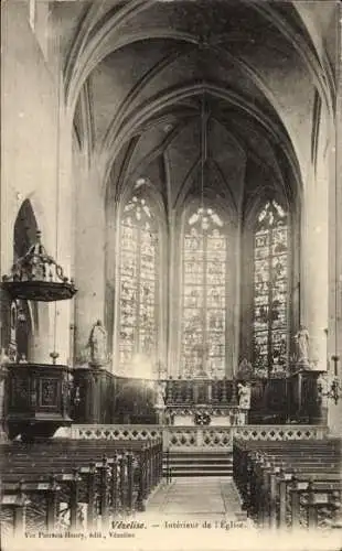 Ak Vézelise Meurthe et Moselle, Innenraum der Kirche