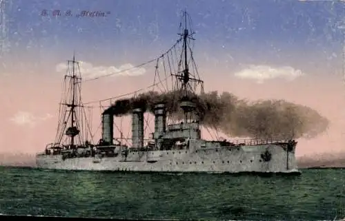 Ak Deutsches Kriegsschiff, SMS Stettin, Kaiserliche Marine
