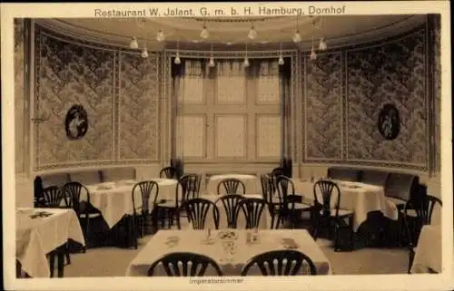 Ak Hamburg Mitte Altstadt, Restaurant W. Jalant GmbH, Domhof, Imperatorzimmer