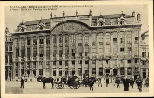 Ak Bruxelles Brüssel Belgien, Haus der Herzöge von Brabant, Marktplatz