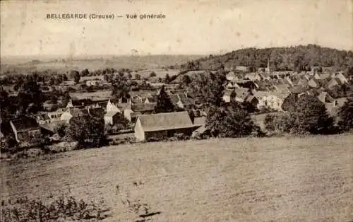 Ak Bellegarde Creuse, Vue generale