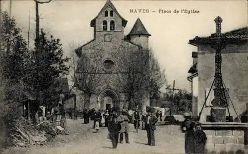 Ak Naves Haute Savoie, Place de l'Eglise