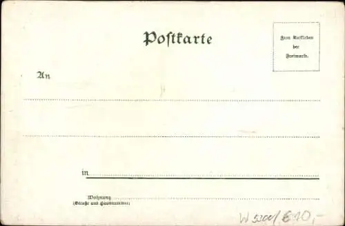 Litho Bonn am Rhein, Poppelsdorfer Allee, Schloss, Kirche