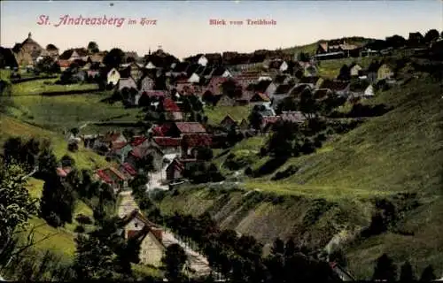 Ak St. Andreasberg Braunlage im Harz, Blick v. Treibholz