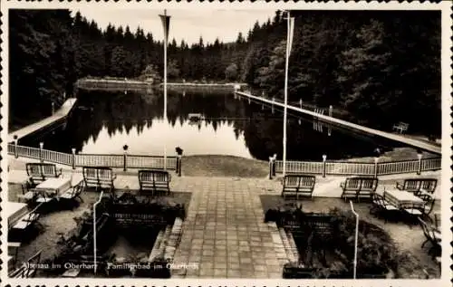 Ak Altenau Clausthal Zellerfeld im Oberharz, Familienwaldbad im Okerteich